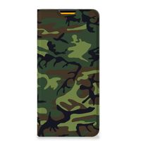 Samsung Galaxy M52 Hoesje met Magneet Army Dark