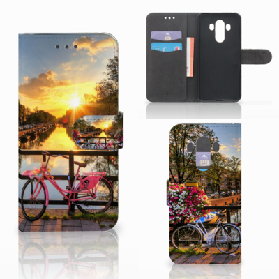 Huawei Mate 10 Pro Flip Cover Amsterdamse Grachten Huawei Mate 10 Pro Flip Cover Amsterdamse Grachten