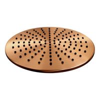 Hoofddouche Brauer Copper Rond 30 cm Koper - thumbnail