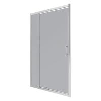 Kerra Optimo D3 douchedeur grijsglas 140x190cm chroom