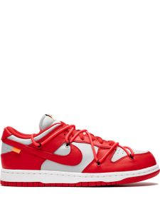 Nike X Off-White baskets Dunk Low - Rouge