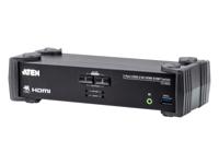 ATEN 2-poorts USB 3.0 4K HDMI KVMP™ Schakelaar met Audiomixer-modus