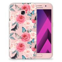 Samsung Galaxy A3 2017 TPU Case Butterfly Roses - thumbnail