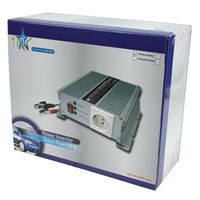 HQ 12V-230V 600W netvoeding & inverter Auto Zilver - thumbnail