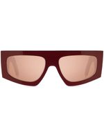 ETRO lunettes de soleil à monture rectangulaire - Rouge