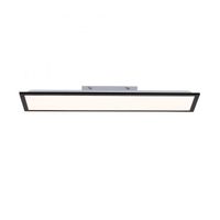 Paul Neuhaus Plafondlamp Flat 80 x 25 cm zwart - thumbnail