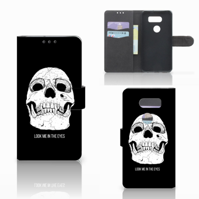 Telefoonhoesje met Naam LG V30 Skull Eyes Telefoonhoesje met Naam LG V30 Skull Eyes