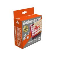 SteelSeries PrismCaps - Touches Double Shot Style Pudding - Thermoplastique PBT Durable - Compatible avec la Plupart des claviers mécaniques - Supports MX - Noir (Disposition Allemand)