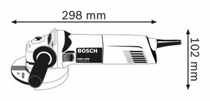 Bosch Professional 0601824800 0601824800 Haakse slijper 125 mm 1400 W