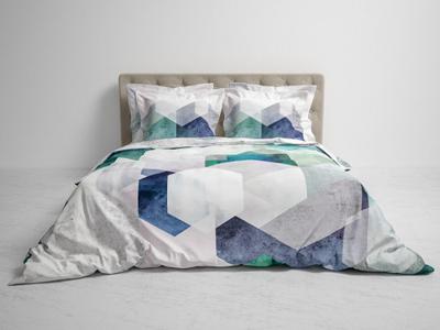 Heckett & Lane Heckett&Lane GOTS Anderson Dekbedovertrek - Alpine Green