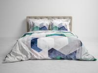 Heckett & Lane Heckett&Lane GOTS Anderson Dekbedovertrek - Alpine Green