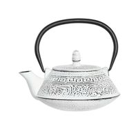 Items Kitchen Theepot Marocco - gietijzer - 800 ml - antiek wit - thumbnail