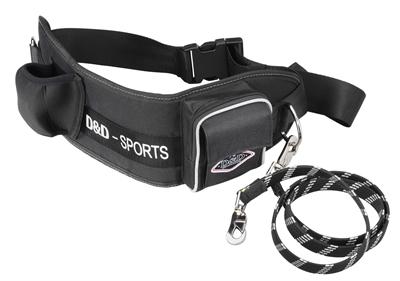 D&D HONDENRIEM SPORTS WALKER REFLECTEREND GROTE HOND ZWART 110 CM