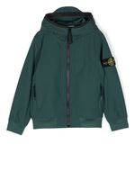 Stone Island Junior veste à patch logo - Vert - thumbnail