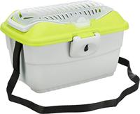 Trixie 39802 Mini-Capri transportbox, 40 x 22 x 30 cm, lichtgroen/groen, 1 stuk (1 stuk)