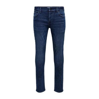 ONLY & SONS slim fit jeans ONSLOOM dark blue washed denim 9620 ONLY & SONS slim fit jeans ONSLOOM dark blue washed denim 9620