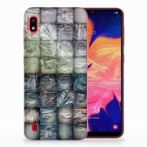 Silicone Back Cover Samsung Galaxy A10 Spijkerbroeken