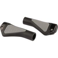 Fiets Handvatten Ergonomisch, Zwart/Grijs, 132mm