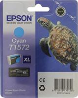 Epson T1572 Inktcartridge Schildpad, per stuk verpakt, Cyan