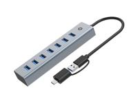 CONCEPTRONIC HUBBIES21G 7-poorts USB 3.0-hub, 5 Gbps, USB-A x 7