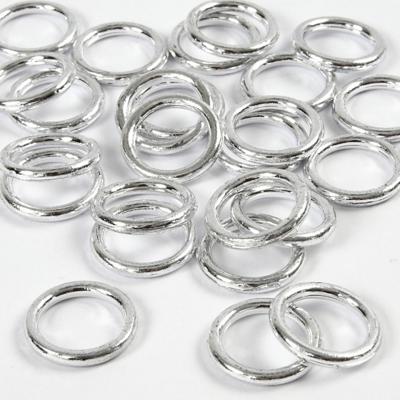 Creotime plastic ring zilver 25 stuks Creotime plastic ring zilver 25 stuks