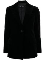 Proenza Schouler blazer en velours à simple boutonnage - Noir