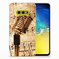 Samsung Galaxy S10e Siliconen Hoesje met foto Bladmuziek - thumbnail