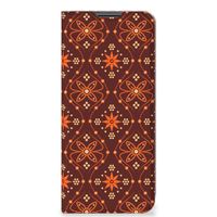 Nokia G50 Hoesje met Magneet Batik Brown - thumbnail