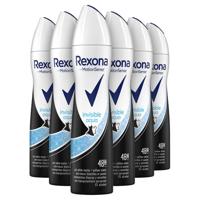 Rexona Women Invisible Aqua anti-transpirant spray - 6 x 200 ml