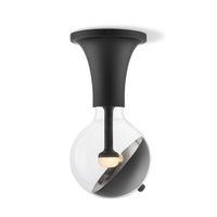 Move Me plafondlamp Horn - zwart / Sphere 5,5W - zwart zilver - thumbnail