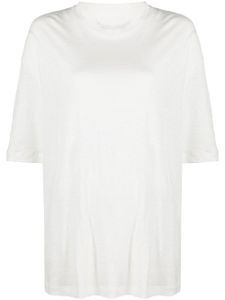 Zadig&Voltaire t-shirt en lin à manches courtes - Blanc