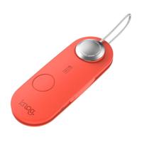 Knog Scout Travel Smart Tag Alarm und FInder, Rot Silber, 1320KN