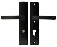 Axa Curve Veiligheidsbeslag PC72 met kerntrekbeveiliging kruk/kruk SKG*** Zwart