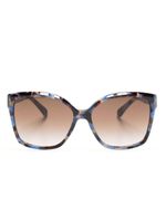 Michael Kors lunettes de soleil Malia à monture carrée - Bleu - thumbnail