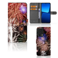 Xiaomi 13 Lite Wallet Case met Pasjes Vuurwerk - thumbnail