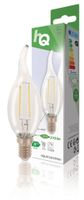 HQ HQLFE14FLTP001 Led Retro Filament Lamp E14 Gebogen Kaars 2 W 210 Lm 2700 K - thumbnail