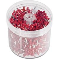 Vogt Verbindungstechnik 470308.s20 1 mm² x 8 mm deels geïsoleerd rood 2000 stuks
