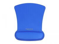 Delock 12699 Ergonomische muismat met polssteun blauw 255 x 207 mm - thumbnail