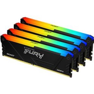 Kingston Technology FURY Beast RGB geheugenmodule 32 GB 4 x 8 GB DDR4 3600 MHz