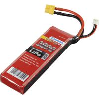 Conrad energy LiPo accupack 7.4 V 3800 mAh Aantal cellen: 2 20 C Softcase XT60 - thumbnail