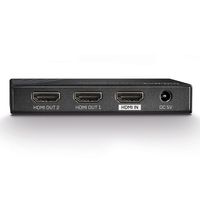 LINDY 2 Port HDMI 18G Splitter 2 poorten HDMI-splitter 3840 x 2160 Pixel Zwart - thumbnail