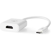 USB Type-C Adapter Cable | Type-C Male - HDMI Female | 0.2 m | White