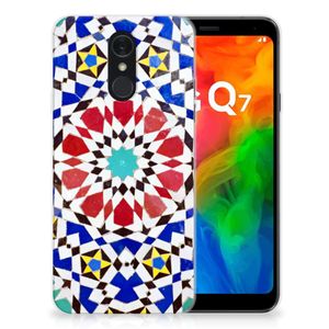 LG Q7 TPU Siliconen Hoesje Mozaïek