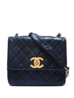 CHANEL Pre-Owned sac porté épaule matelassé (1995) - Noir