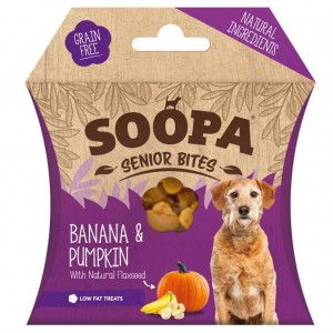 Soopa Bites Senior met pompoen & banaan hondensnack Per 3