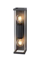 Lucide CLAIRE - Wandlamp Binnen/Buiten - 2xE27 - IP54 - Antraciet