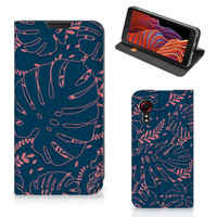 Samsung Galaxy Xcover 5 Smart Cover Palm Leaves - thumbnail