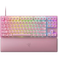 Razer Huntsman V2 TKL Quartz gaming toetsenbord RGB leds, TKL, Double Shot PBT