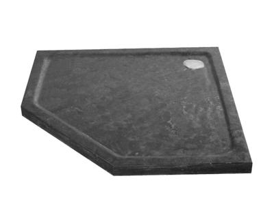 Lambini Designs Stone douchebak vijfhoek 90x90cm natuursteen