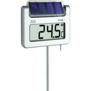 TFA Dostmann Avenue Solar tuinthermometer Zilver